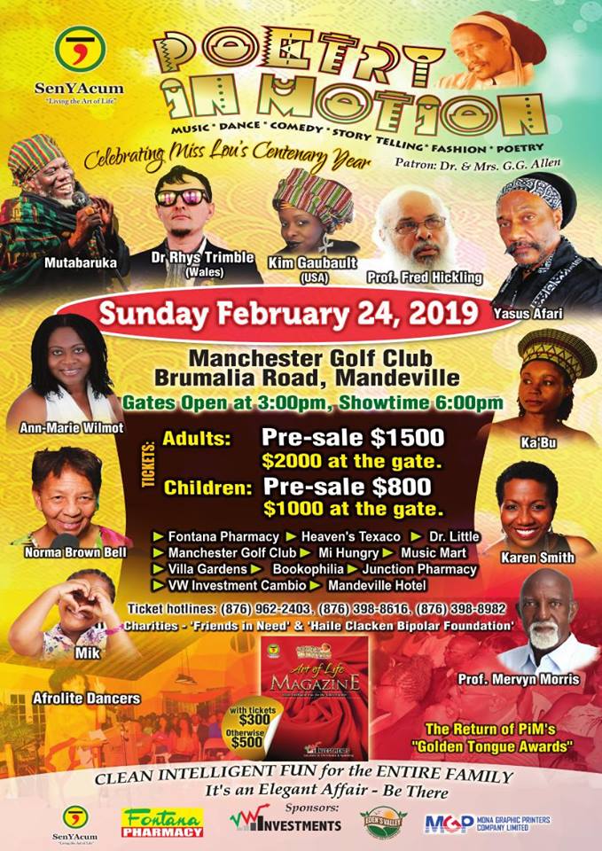 Poetry in Motion 2019 - Feb 24th - Supporting Haile Clacken Bipolar Foundation