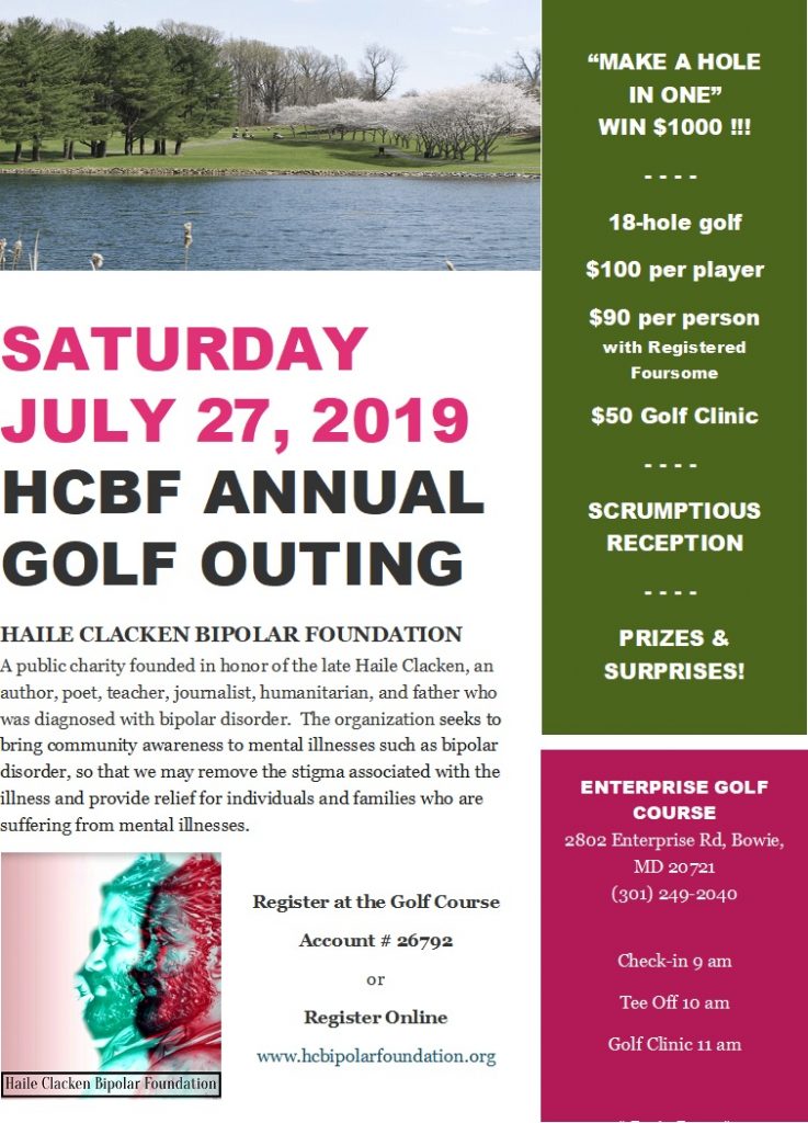 2019 Annual Golf Outing – Haile Clacken Bipolar Foundation